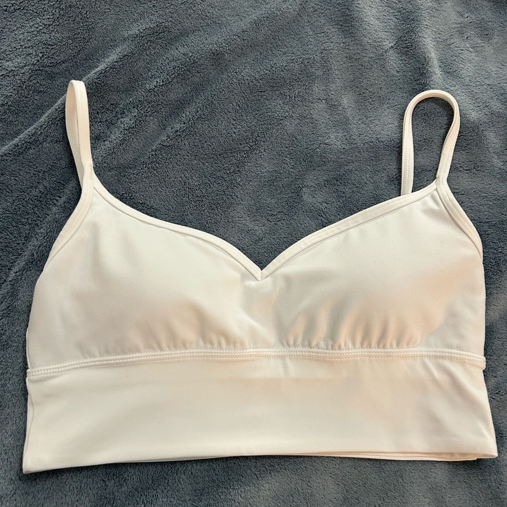 lululemon Align Sweetheart Bra A/B WHT 8